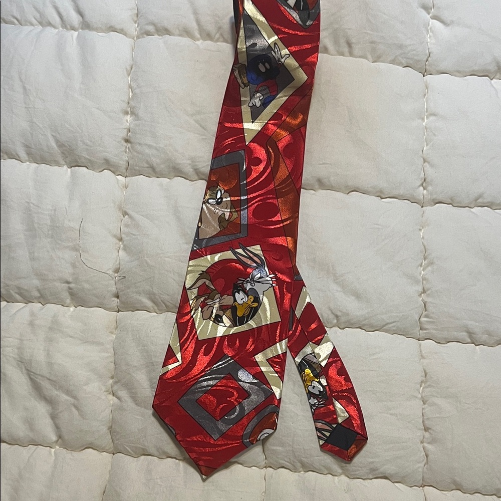 Red Cartoon Character Tie